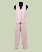 Tailleur gilet e pantaloni palazzo -Talissa