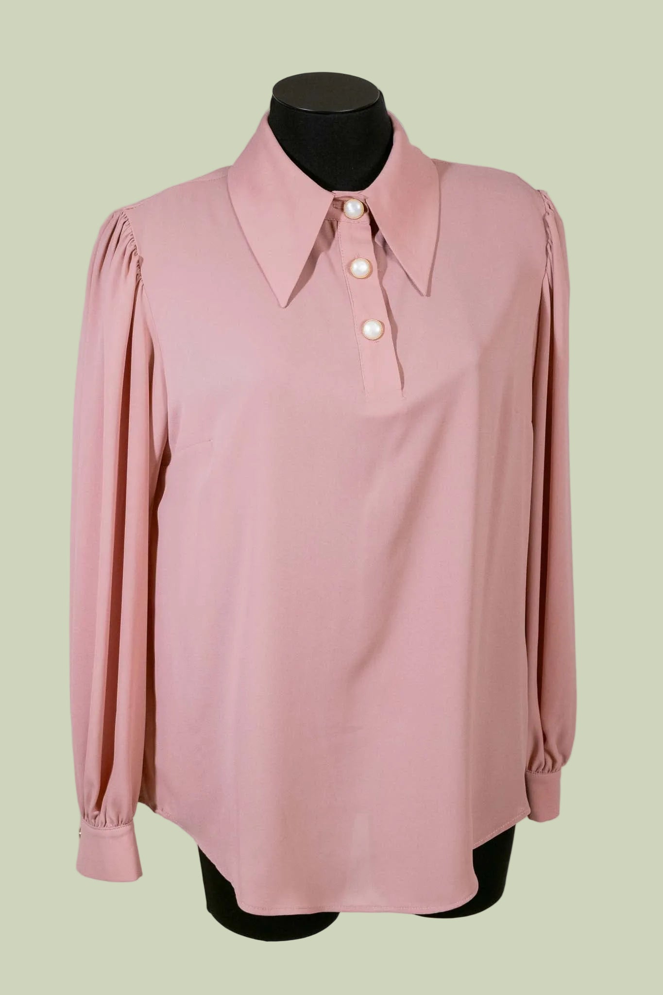 Camicia con bottoni gioiello - Mimi Muà