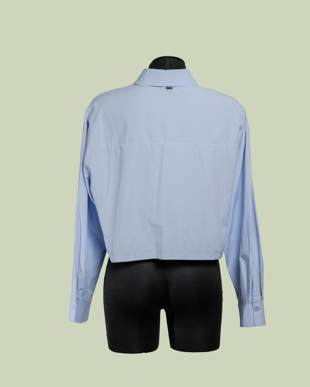 Camicia Cropped con Bordo Gioiello – Mimi-Muà