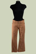 Pantalone Cropped Flare in Bengalina – Mimi-Muà - NOCCIOLA