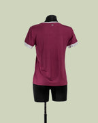 T-shirt Ringer in Viscosa con Bordi a Contrasto – Mimi-Muà