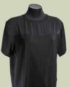T-shirt con Yoke in Georgette Semi-trasparente – Mimi-Muà