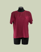 T-shirt con Yoke in Georgette Semi-trasparente – Mimi-Muà