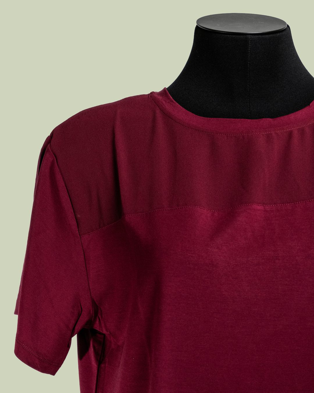 T-shirt con Yoke in Georgette Semi-trasparente – Mimi-Muà