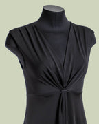 Top con Nodo Drappeggiato e Scollo a V – Mimi-Muà