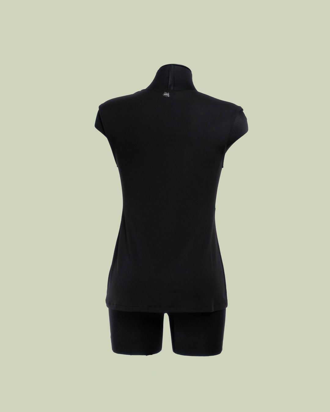 Top con Nodo Drappeggiato e Scollo a V – Mimi-Muà