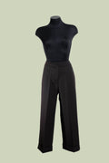 Pantalone Cropped con Piega Centrale e Risvolto – Mimi-Muà