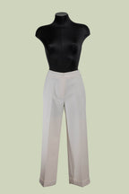 Pantalone Cropped con Piega Centrale e Risvolto – Mimi-Muà