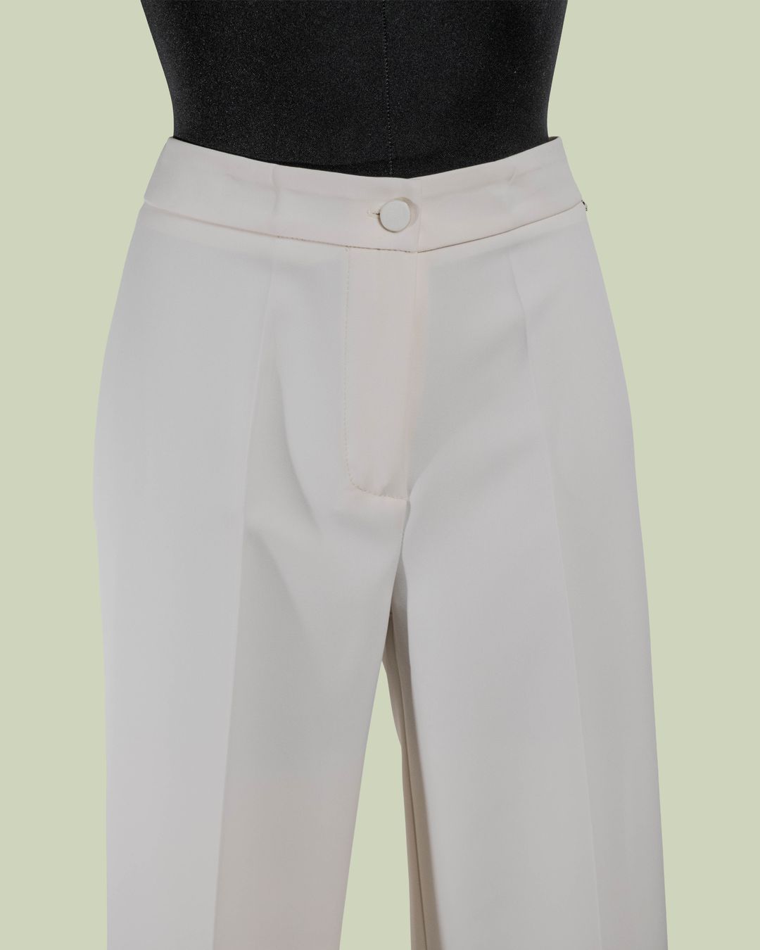 Pantalone Cropped con Piega Centrale e Risvolto – Mimi-Muà