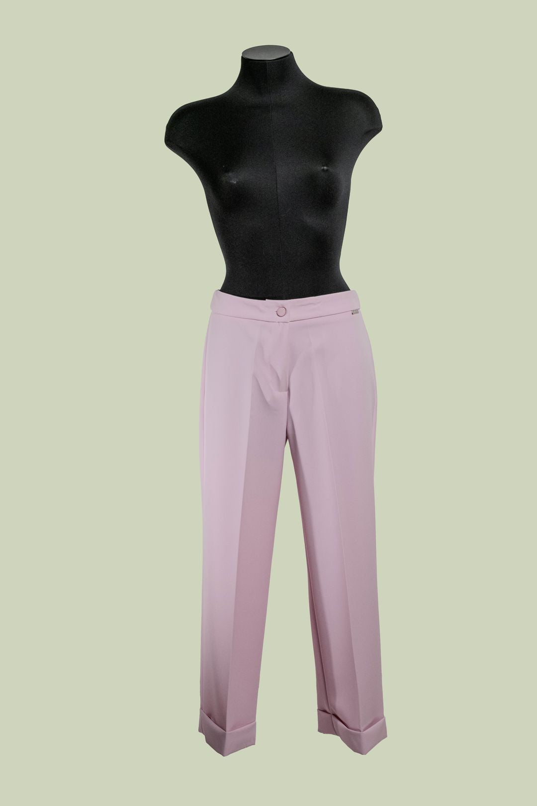 Pantalone Cropped con Piega Centrale e Risvolto – Mimi-Muà