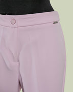Pantalone Cropped con Piega Centrale e Risvolto – Mimi-Muà