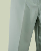 Pantalone Cropped con Piega Centrale e Risvolto – Mimi-Muà