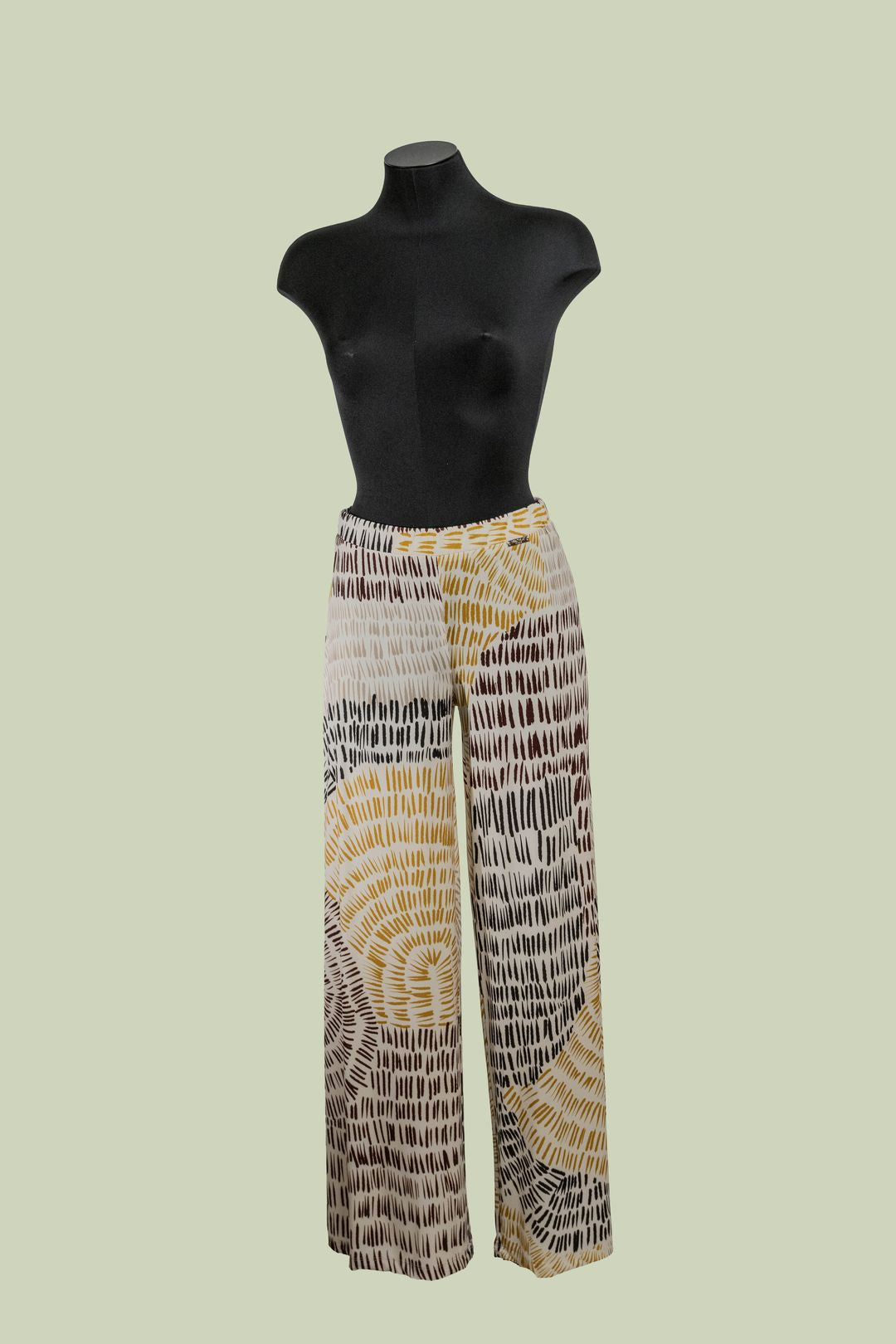 Pantalone Palazzo in Jersey con Stampa Fantasia – Mimi-Muà