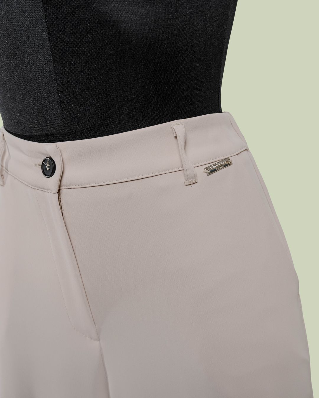 Pantalone Palazzo a Gamba Larga con Piega Centrale – Mimi-Muà