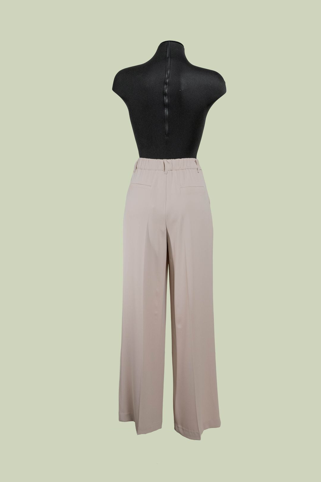 Pantalone Palazzo a Gamba Larga con Piega Centrale – Mimi-Muà