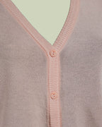 Top in Maglia Fine con Scollo a V e Bottoni – Mimi-Muà
