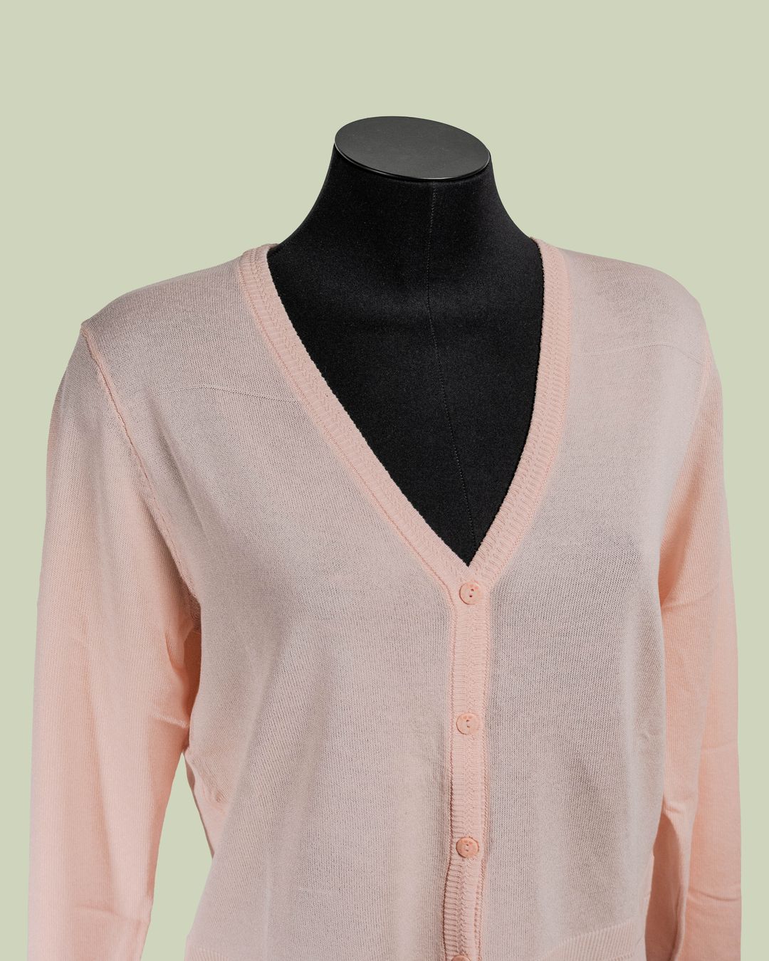 Top in Maglia Fine con Scollo a V e Bottoni – Mimi-Muà