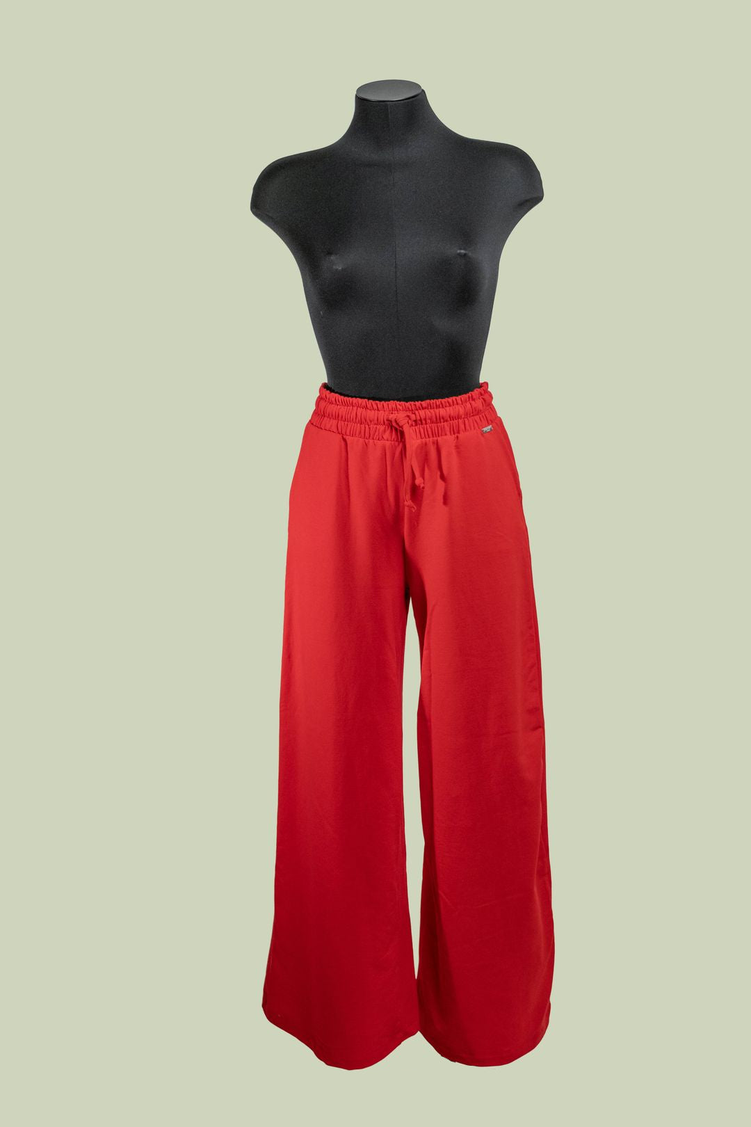 Pantalone Palazzo in Felpa Leggera con Coulisse – Mimi-Muà