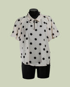Blusa a Pois con Maniche a Palloncino – Mimi-Muà