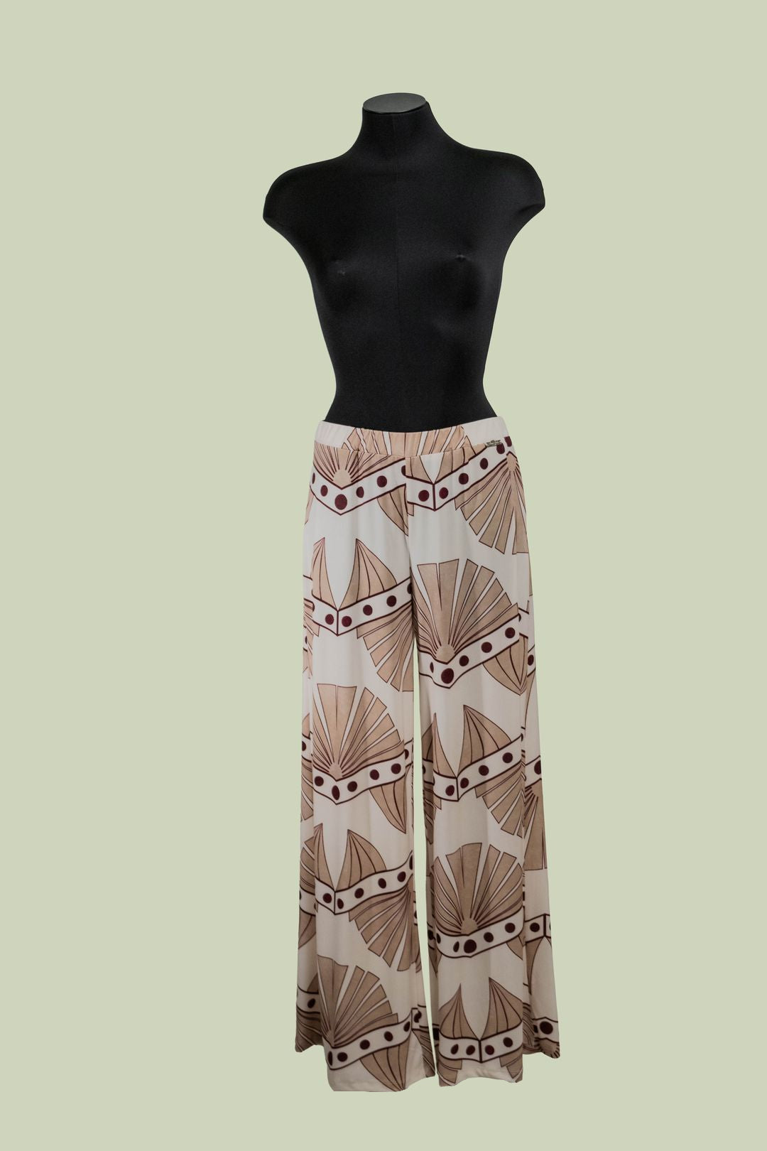 Pantalone Palazzo in Jersey Art Déco – Mimi-Muà