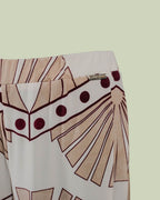 Pantalone Palazzo in Jersey Art Déco – Mimi-Muà