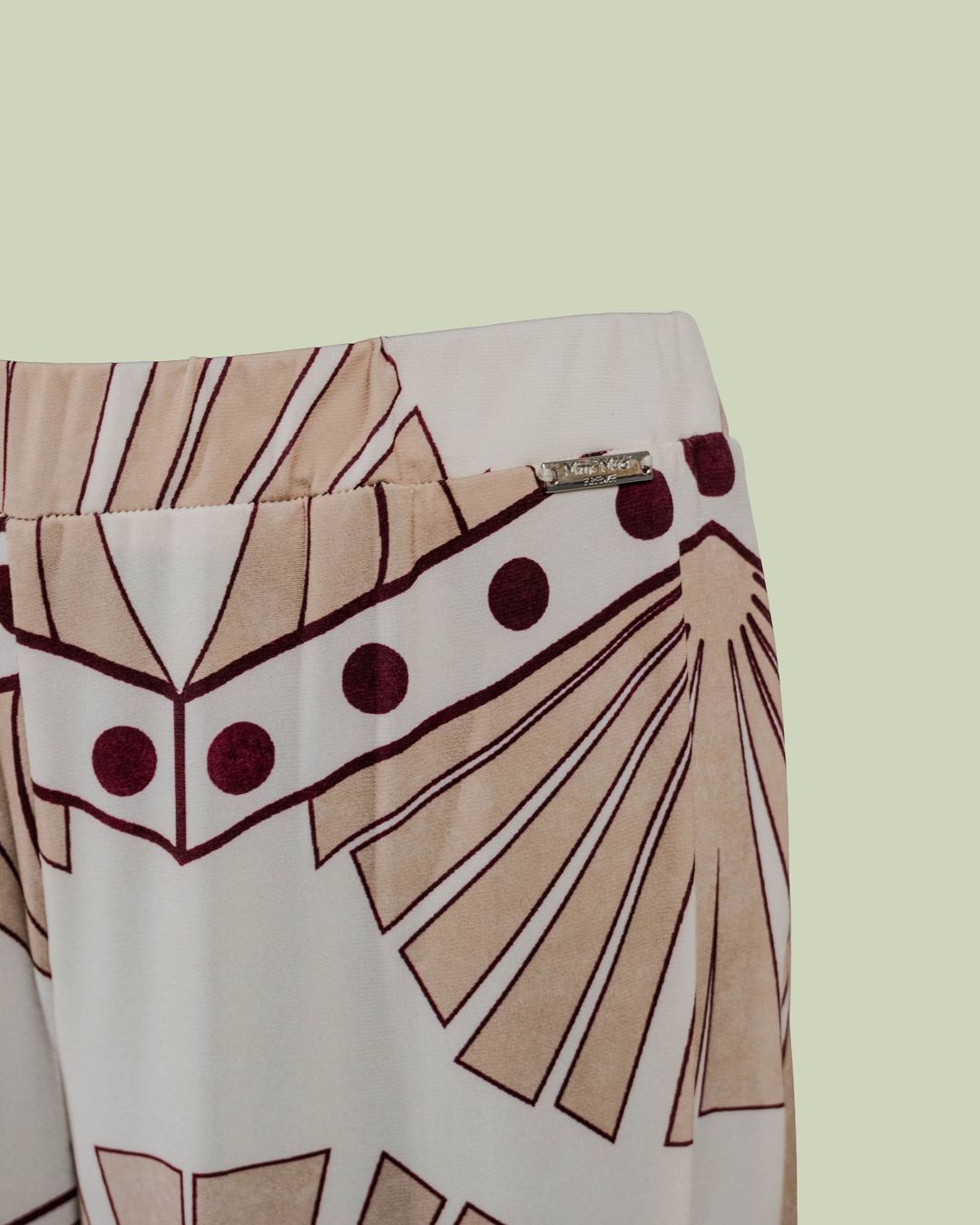 Pantalone Palazzo in Jersey Art Déco – Mimi-Muà