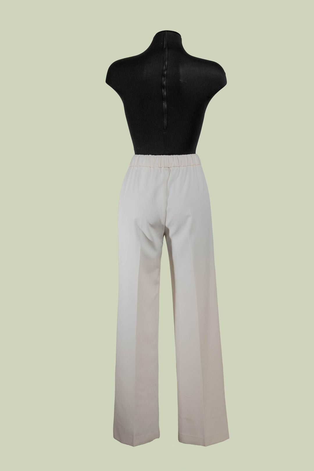 Pantalone a Vita Alta con Tasche e Bordi a Contrasto – Mimi-Muà
