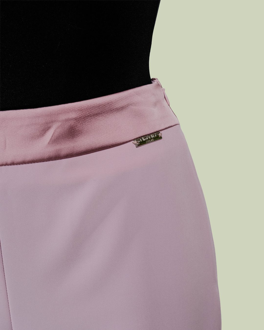 Pantalone con Cintura in Simil Raso – Mimi-Muà