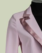 Giacca con Revers e Tasche in Simil Raso – Mimi-Muà