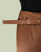 Pantalone Palazzo in Viscosa e Lino con Cintura – ECO