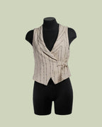 Gilet Sartoriale con Righe in Paillettes – ECO