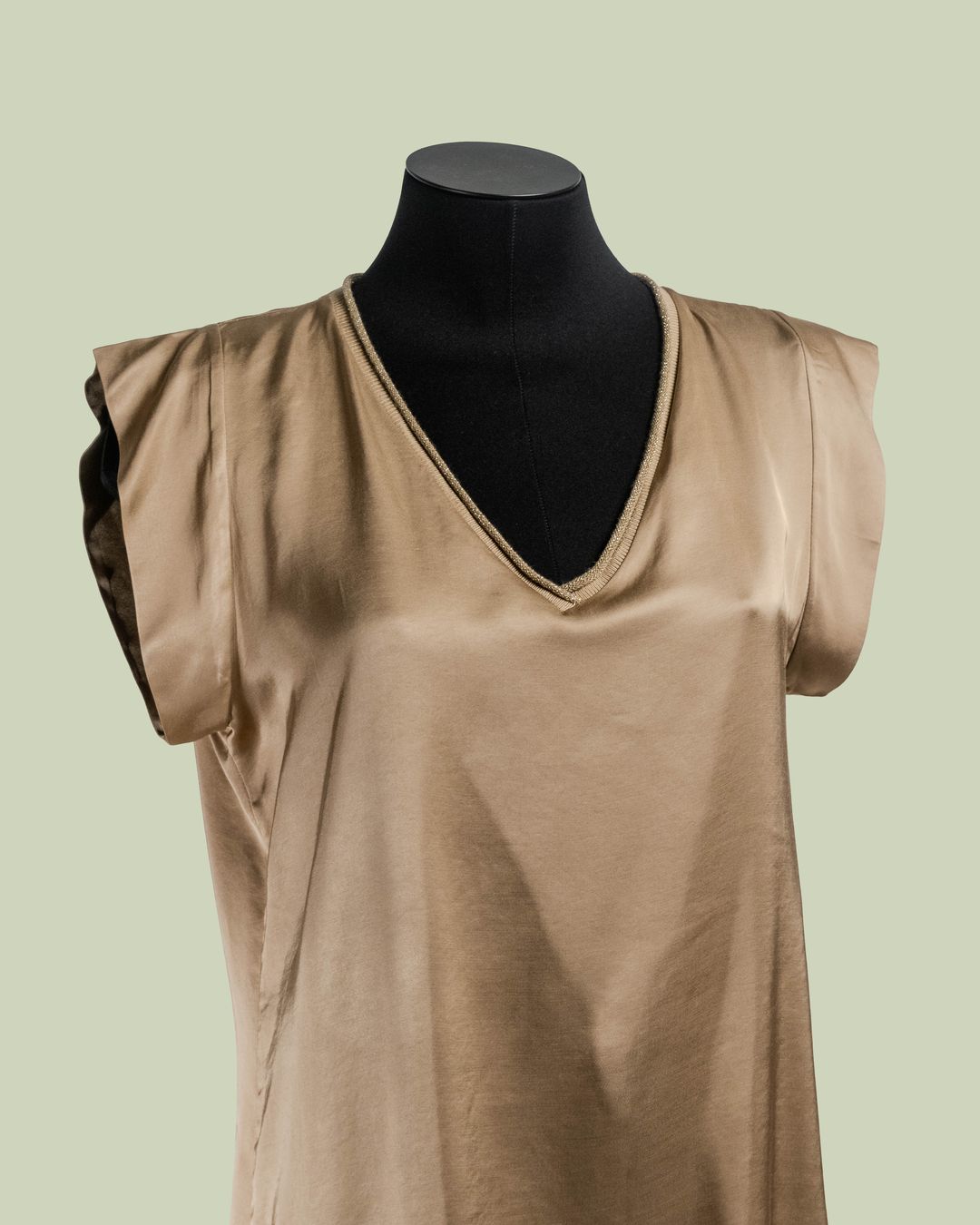 Casacca in Viscosa con Effetto Lurex Dorato – ECO
