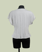 T-shirt in Cotone con Catena Gioiello Asimmetrica – ECO