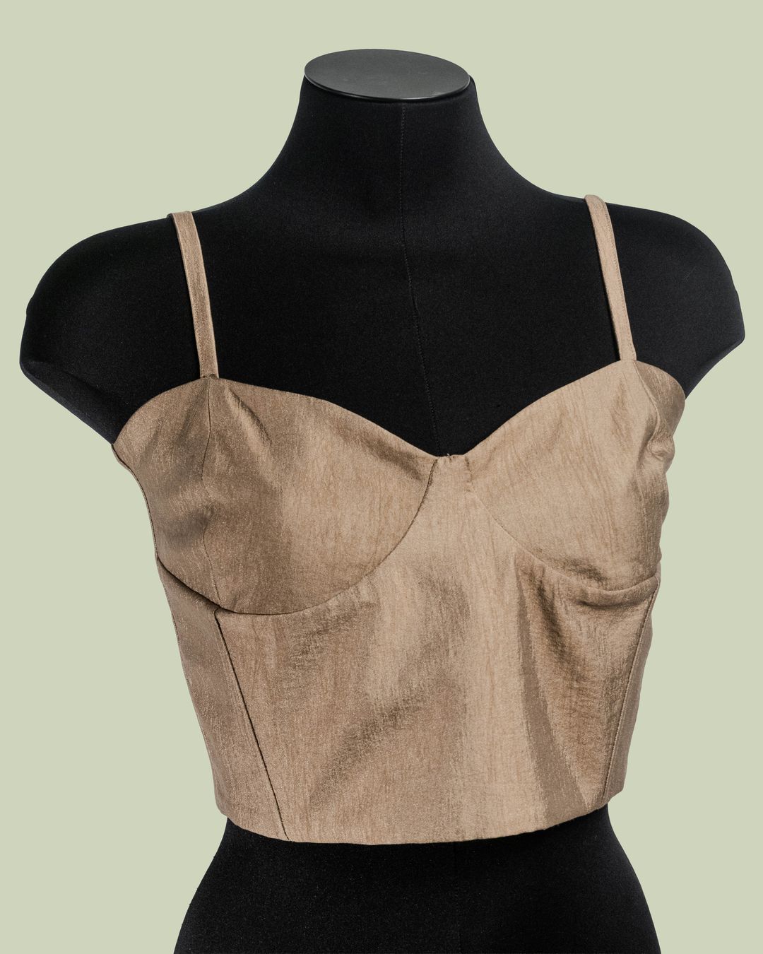 Bustier Sartoriale con Coppa a Cuore e Spallini – ECO