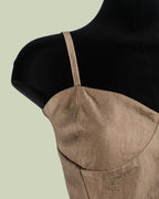 Bustier Sartoriale con Coppa a Cuore e Spallini – ECO