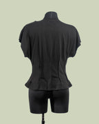 T-shirt in Cotone con Catena Gioiello Asimmetrica – ECO