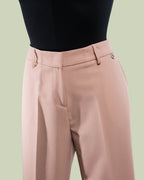 Pantalone a Gamba Larga in Rosa Antico – ECO