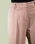 Pantalone a Gamba Larga in Rosa Antico – ECO