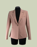 Blazer Monopetto con Vita Segnata in Rosa Antico – ECO