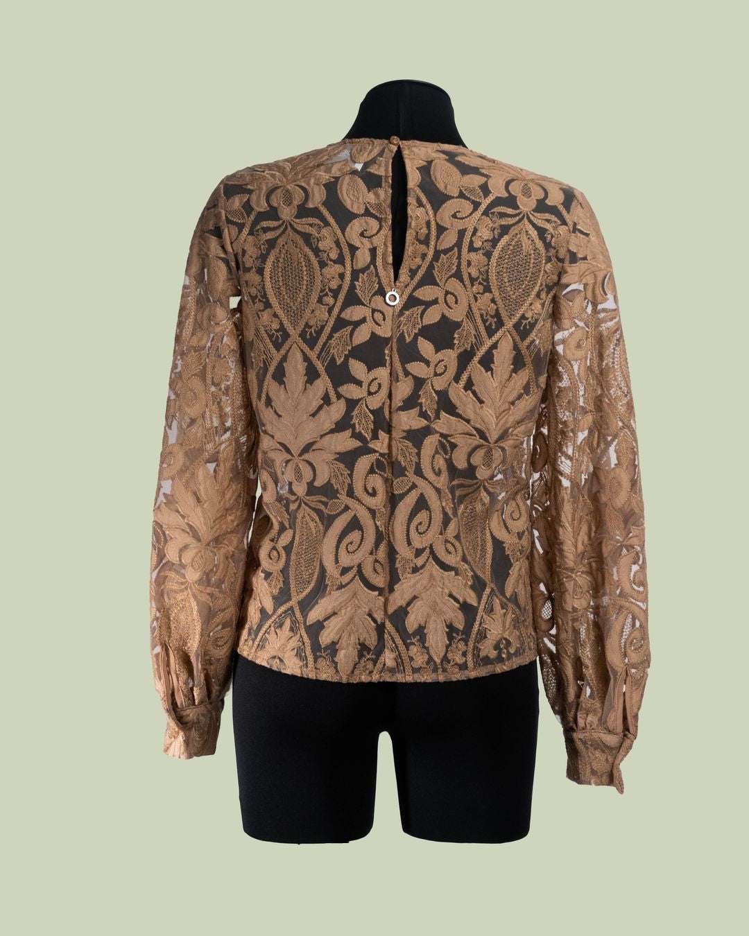 Casacca in Pizzo Guipure con Motivo Floreale e Vegetale – ECO