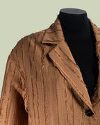 Blazer in Jacquard con Texture Verticale Strutturata – ECO