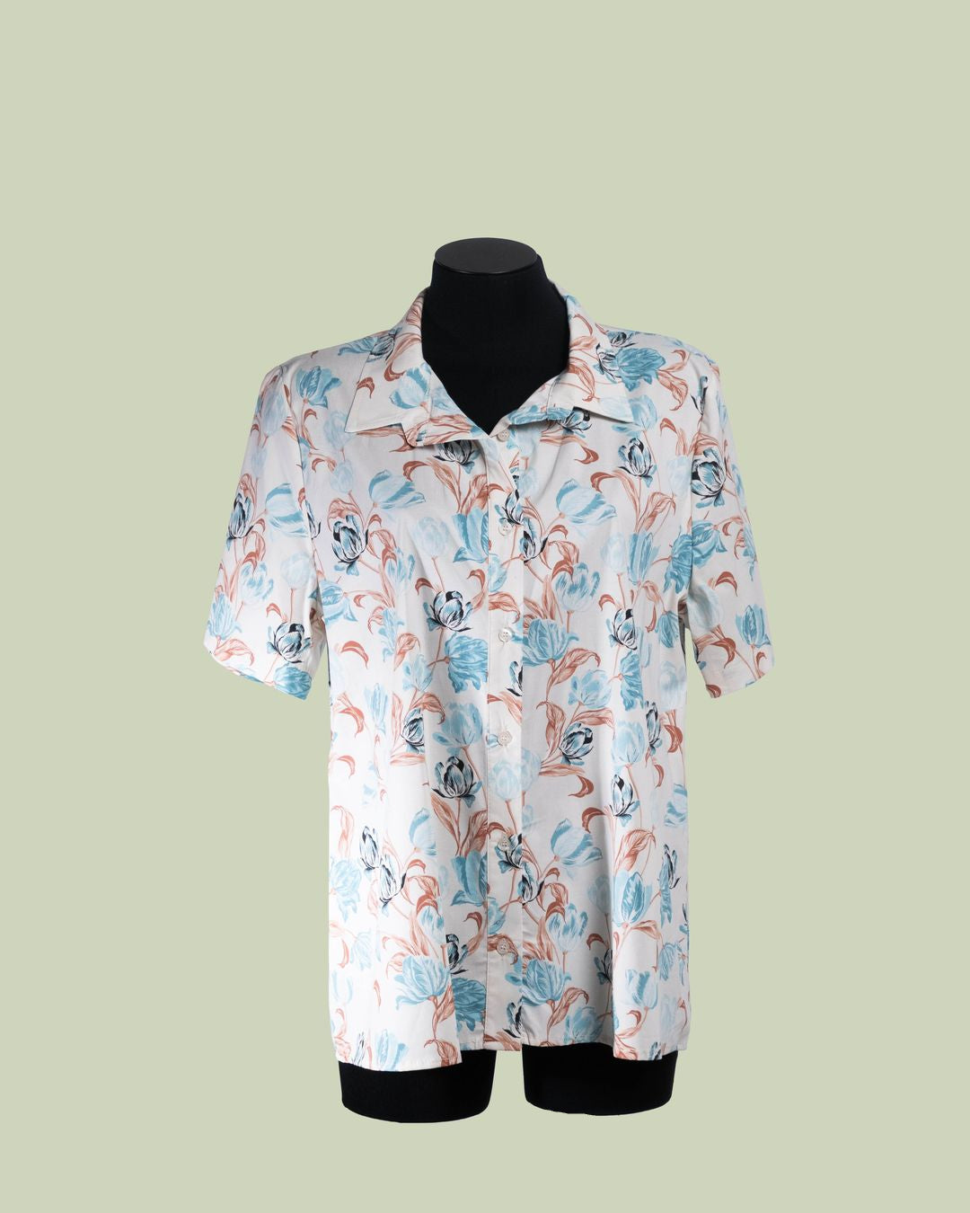 Camicia con Colletto Camp e Stampa Floreale – Talissa