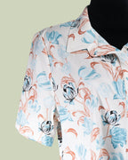 Camicia con Colletto Camp e Stampa Floreale – Talissa