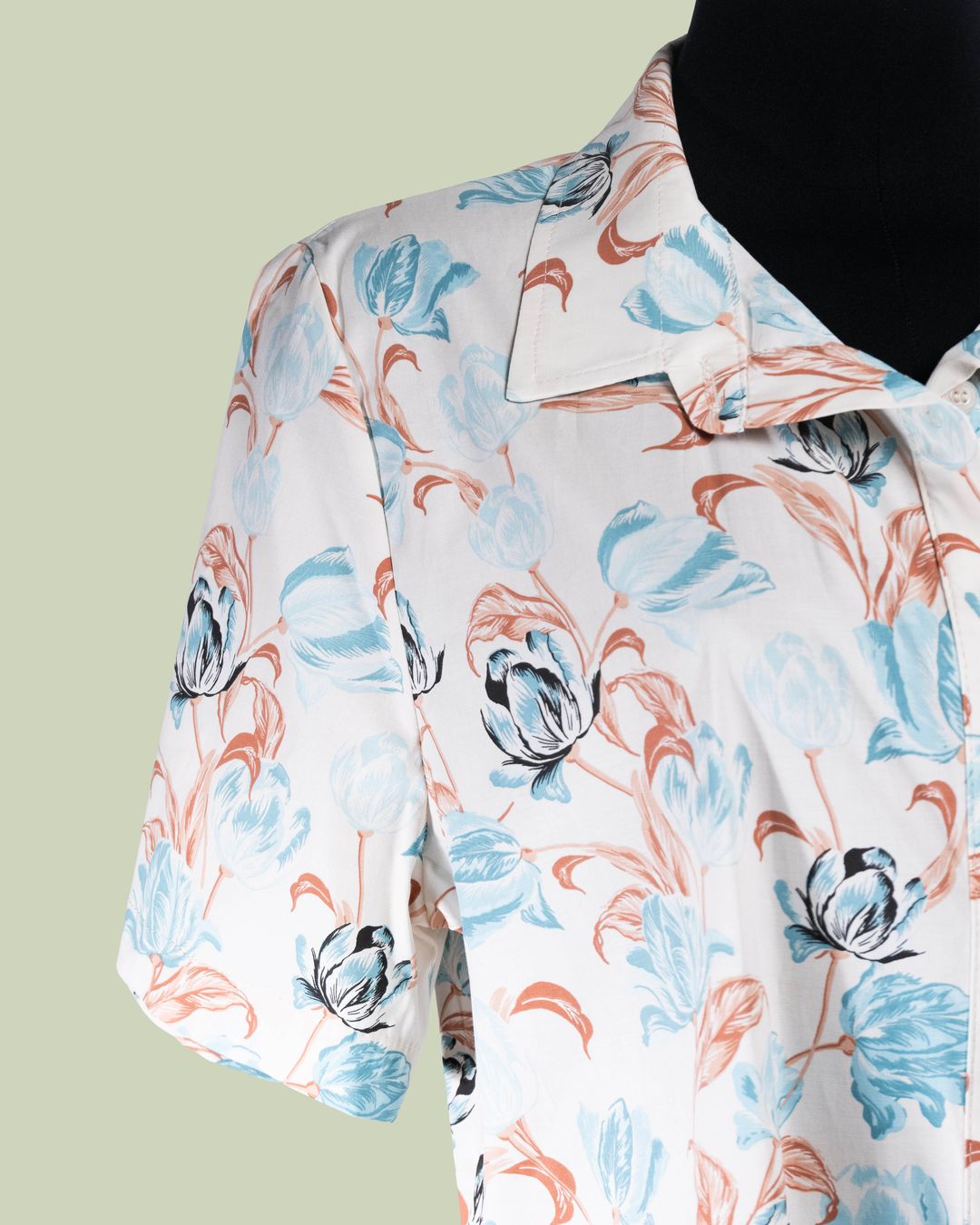 Camicia con Colletto Camp e Stampa Floreale – Talissa