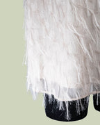 Top con Scollo a V e Superficie Frangée – Talissa