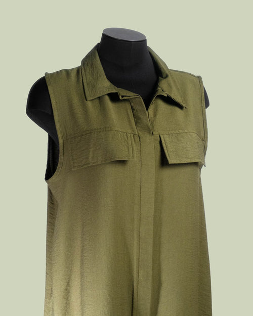 Abito Chemisier Utility con Tasche e Colletto a Camicia – Talissa