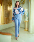 Pantaloni con profilo dorato - Talissa