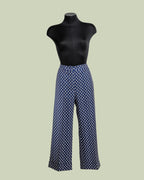 Pantalone a Vita Alta con Fantasia Geometrica – Mimi-Muà