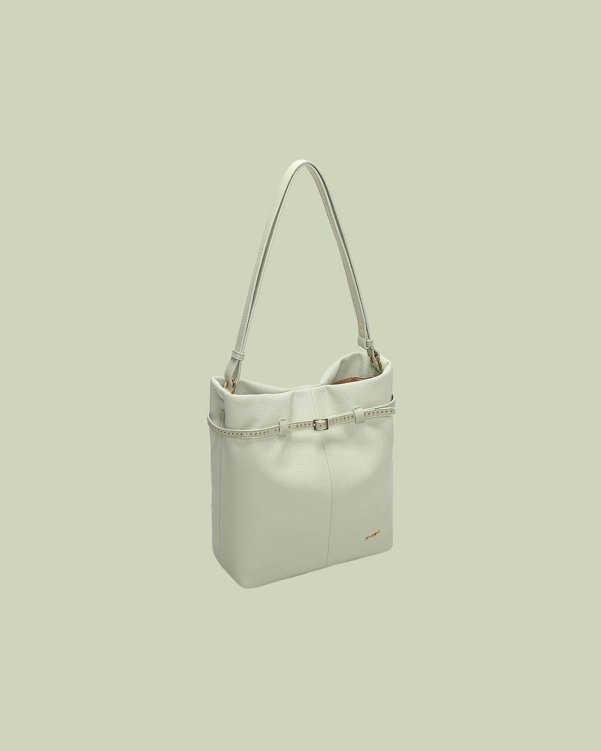 Borsa a Spalla Strutturata con Cintura Borchiata – Mimi-Muà