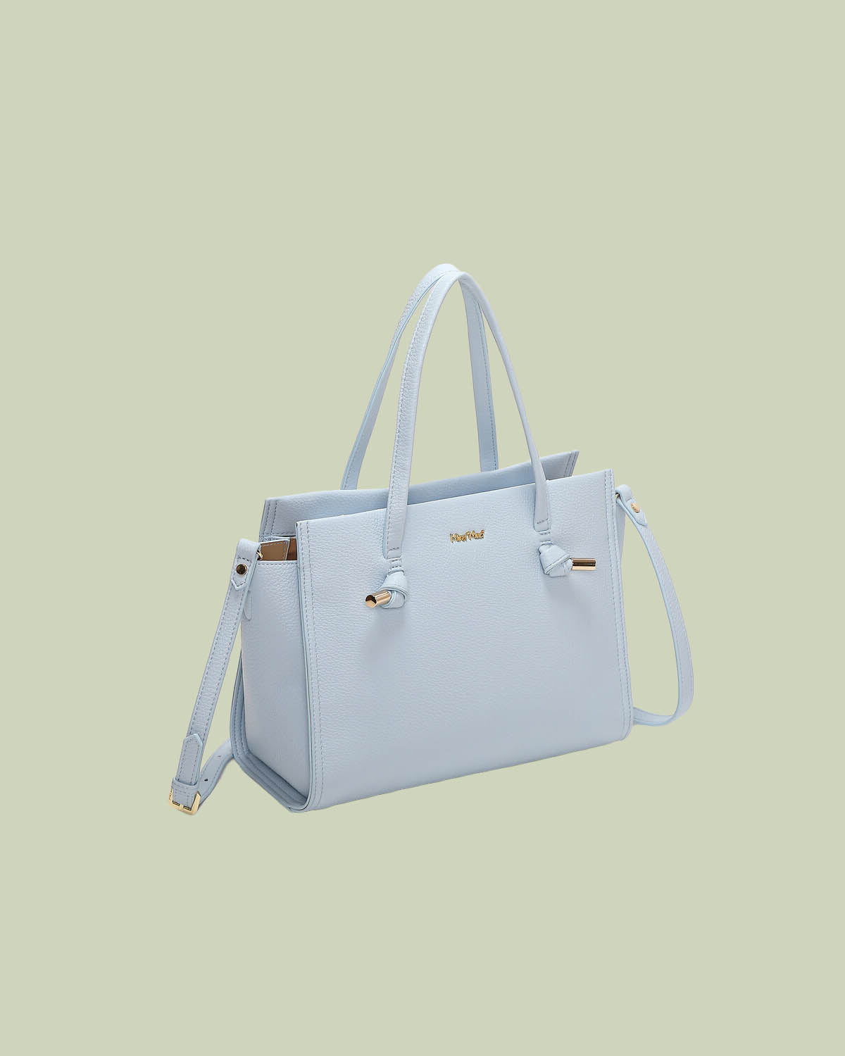 Tote in Ecopelle con Nodo Decorativo ai Manici – Mimi-Muà